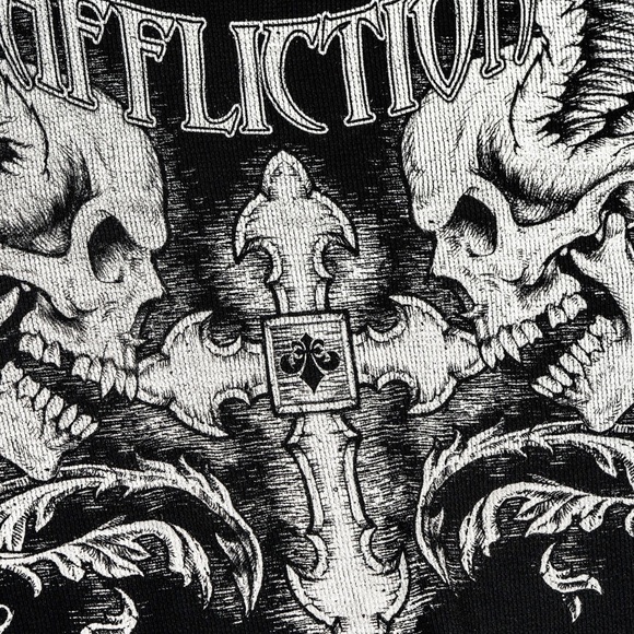 Affliction Men's Winged Up Long Sleeve Thermal large - Picture 3 of 12